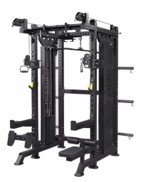 Gym-Fitness-Equipment-Cable-Crossover-Machine-Power-Squat-Rack-Multi-Funct